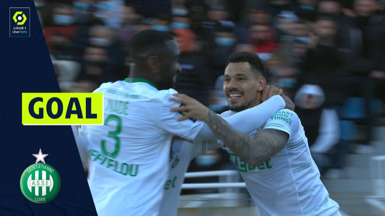 Goal Timoth&eacute;e KOLODZIEJCZAK (82' - ASSE) CLERMONT FOOT 63 - AS SAINT-&Eacute;TIENNE (1-2) 21/22