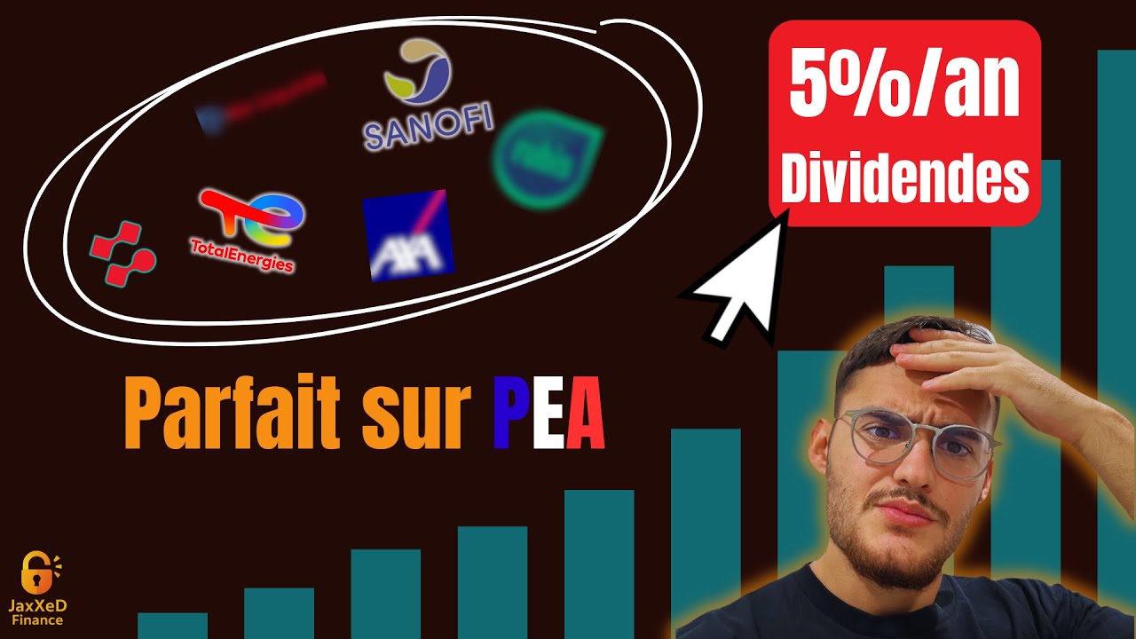 Les Meilleures ACTIONS &agrave; GROS DIVIDENDES sur PEA (+ leur prix en 2030)