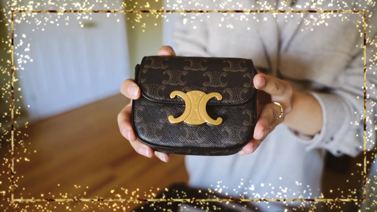 ДВОЙНАЯ РАСПАКОВКА CELINE!!! Мини-сумка и ремень Celine Triomphe!!
