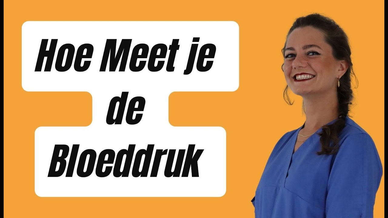 Hoe meet je de bloeddruk | automatische bloeddrukmeter