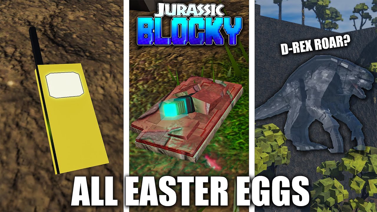 Jurassic Blocky ALL New Easter Eggs!