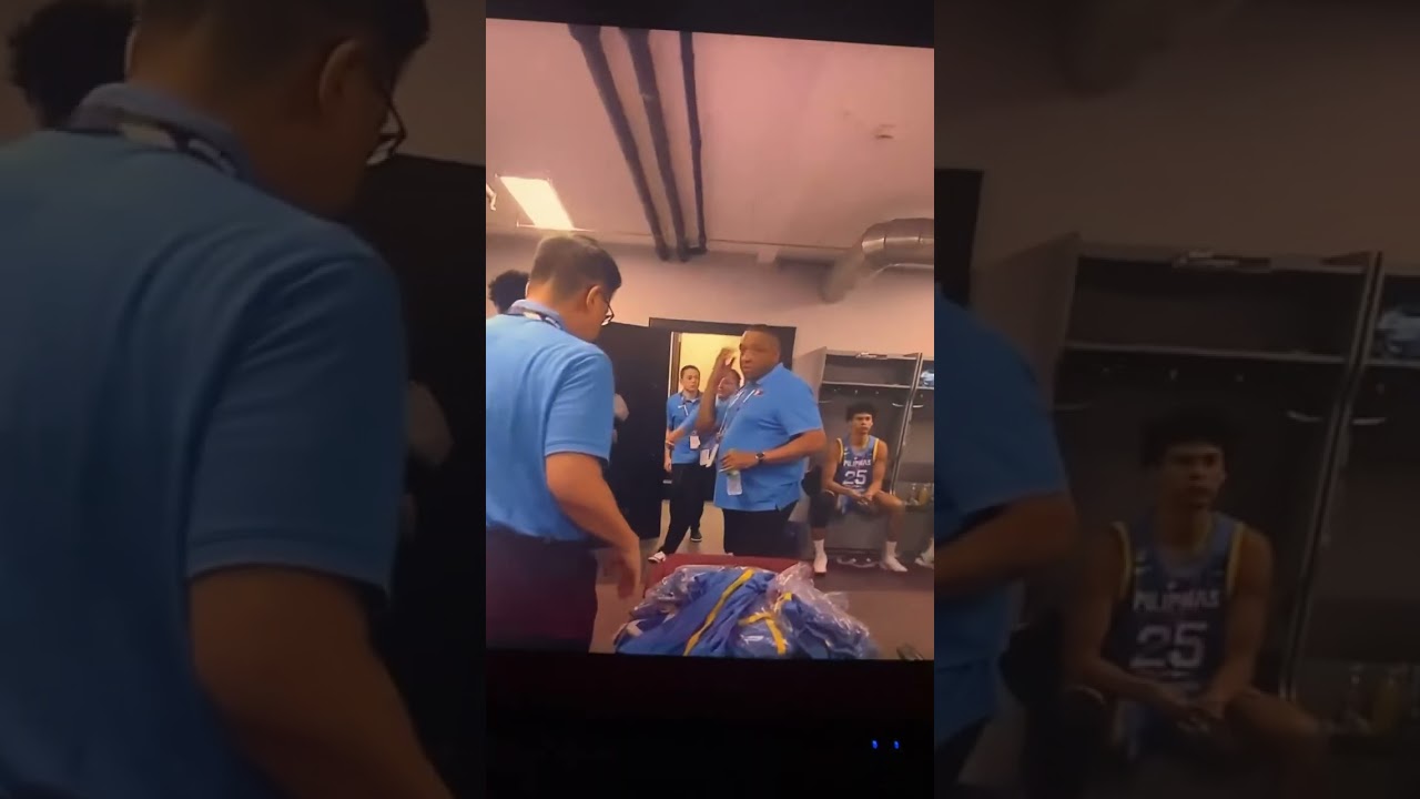 Gilas Pilipinas Celebration after winning vs Latvia