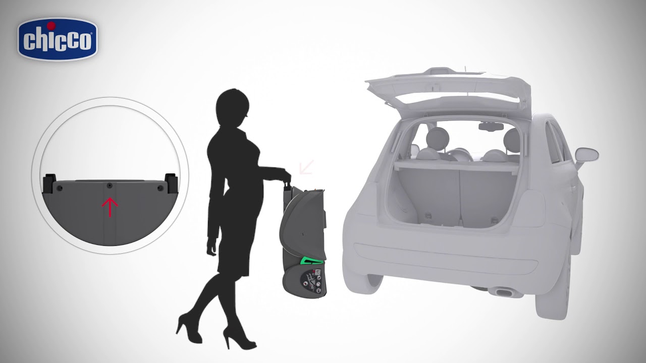 Como instalar Fold&Go i-Size (100-150 cm) - Silla para el coche - Chicco (Español)