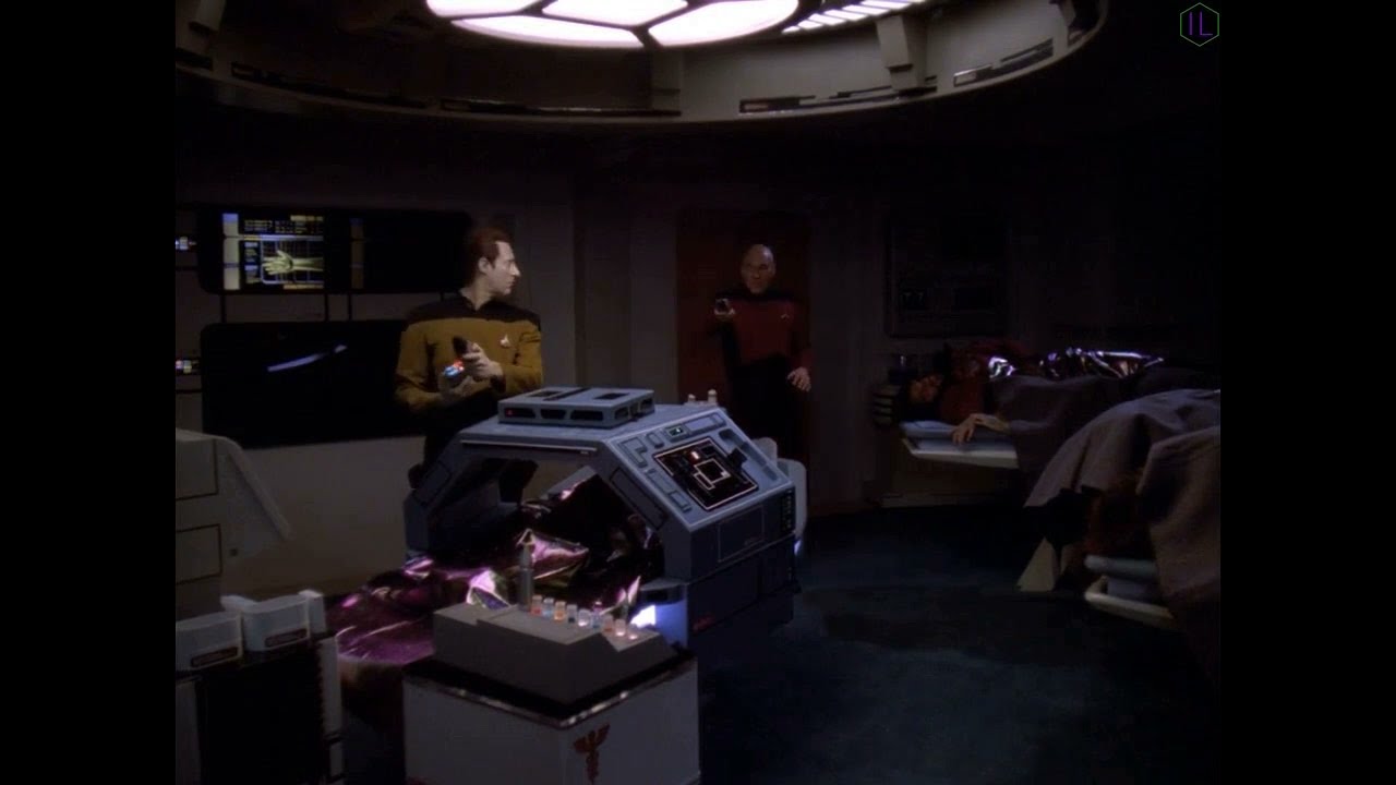 Star Trek : TNG - Picard and Data Gets Disturbed by a Big Mutant
