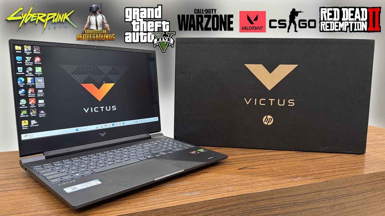 HP Victus New Model - RTX 3050 6gb - Unboxing & 8 Games Tested ⚡⚡