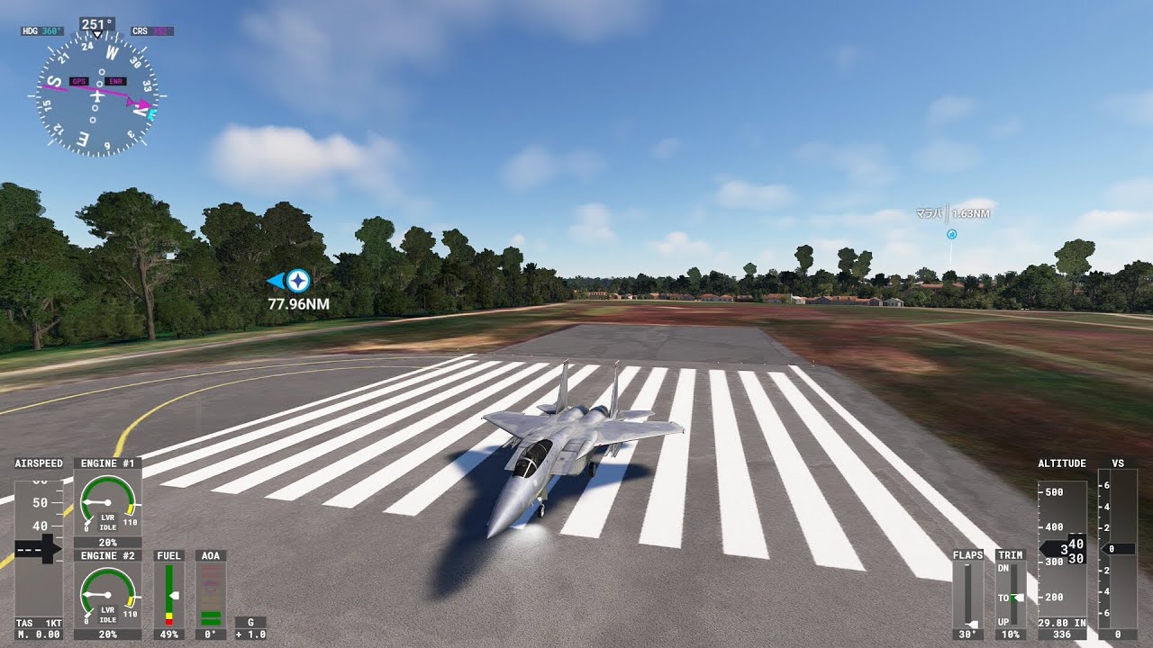 川沿いに飛ぶブラジル奥地マラバ→ベレン【MSFS2020】