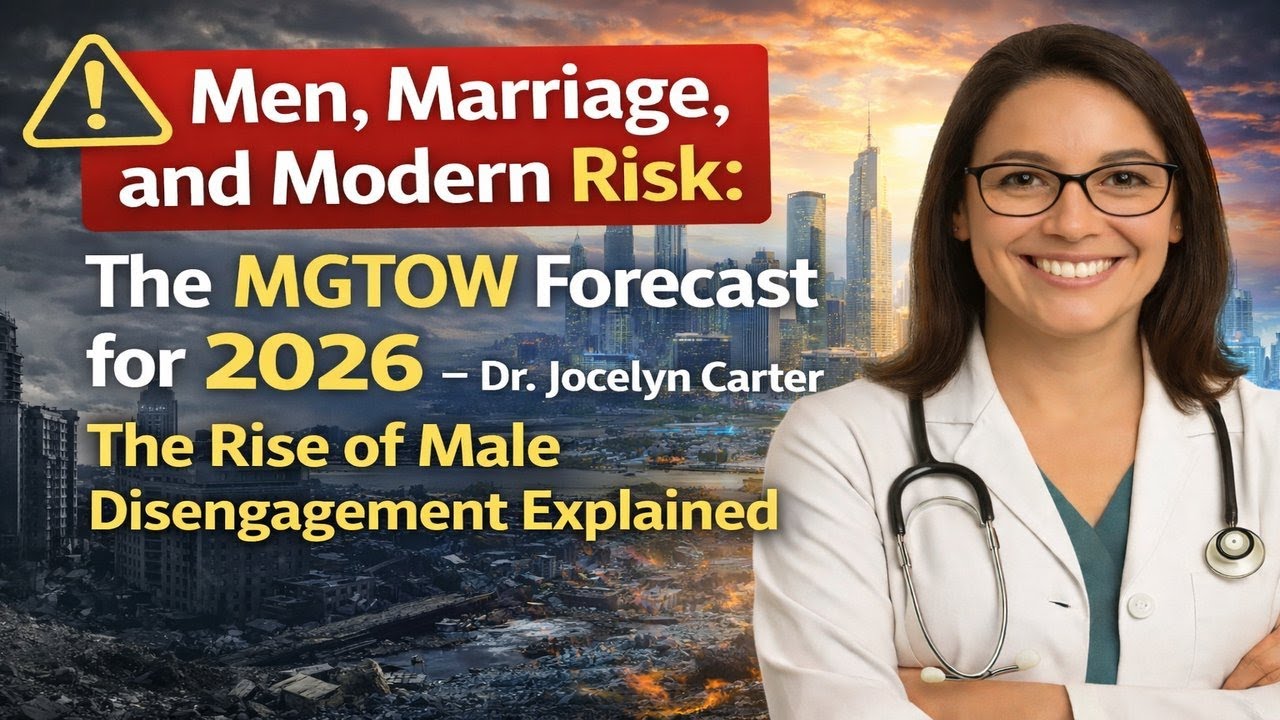 Men, Marriage and Modern Risk : The MGTOW Forecast For 2026 - Dr Jocelyn Carter