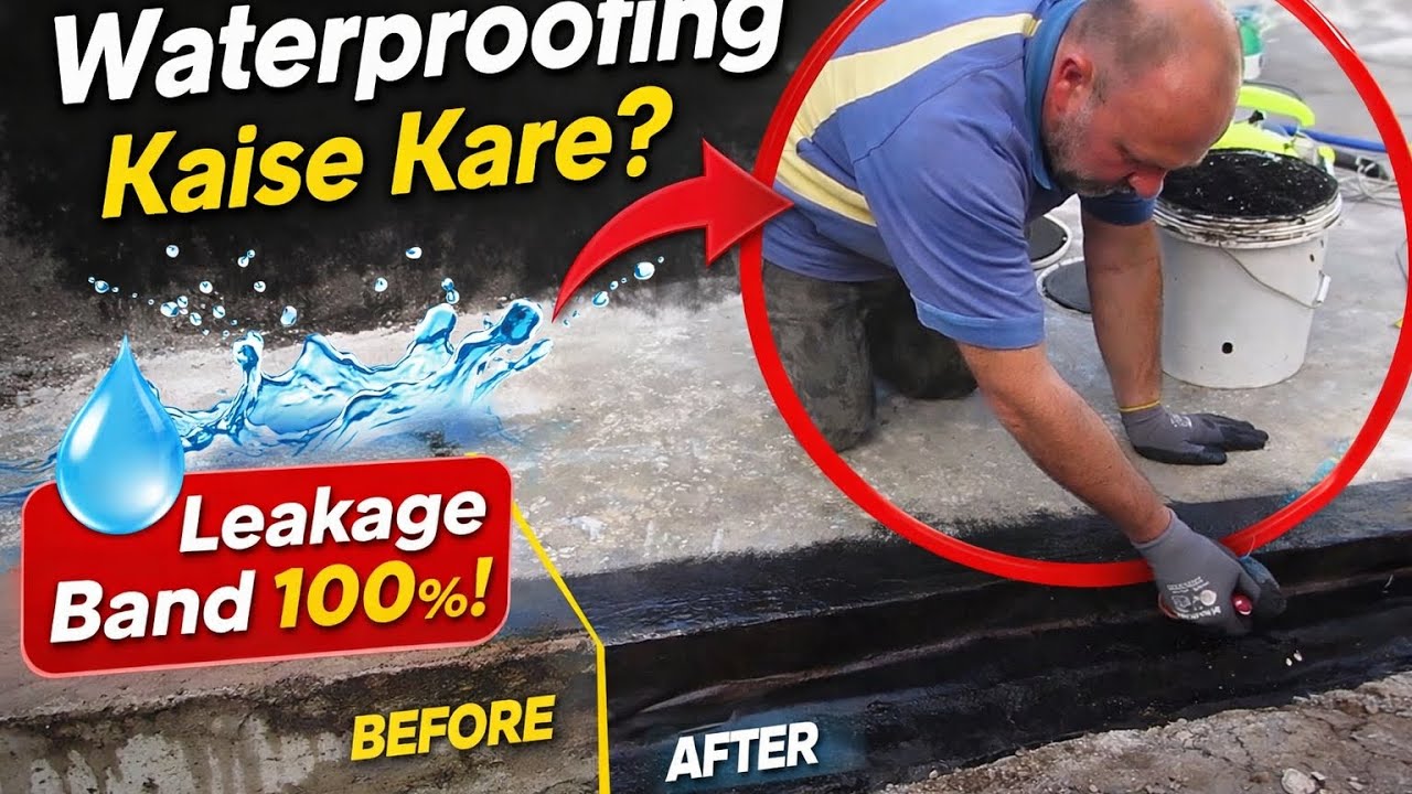 Waterproofing kaise karte hai #chennel for Home 