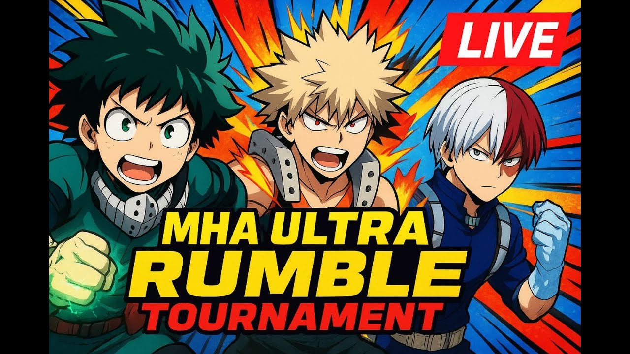 My Hero Ultra Rumble LIVE Tournament Custom Matches Gameplay - Gemaad Boyz #mhur #live #steam