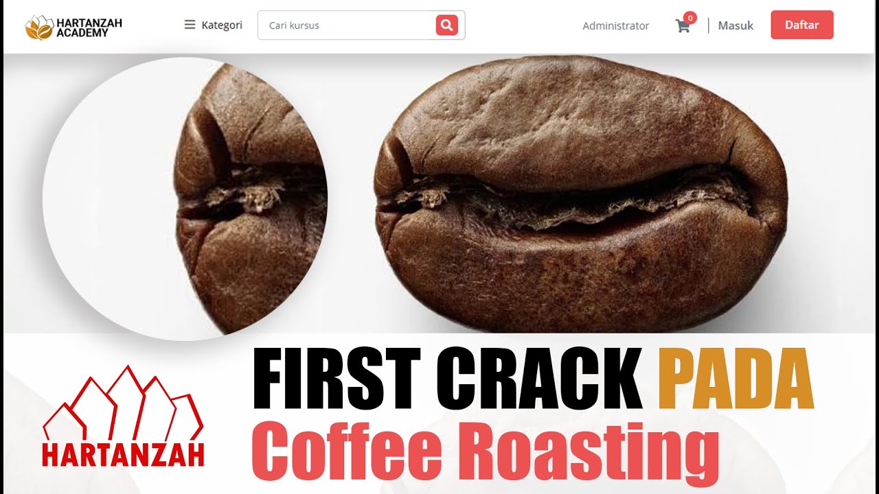 #CoffeeRoaster40 Penjelasan Tentang First Crack Pada Proses Coffee Roasting