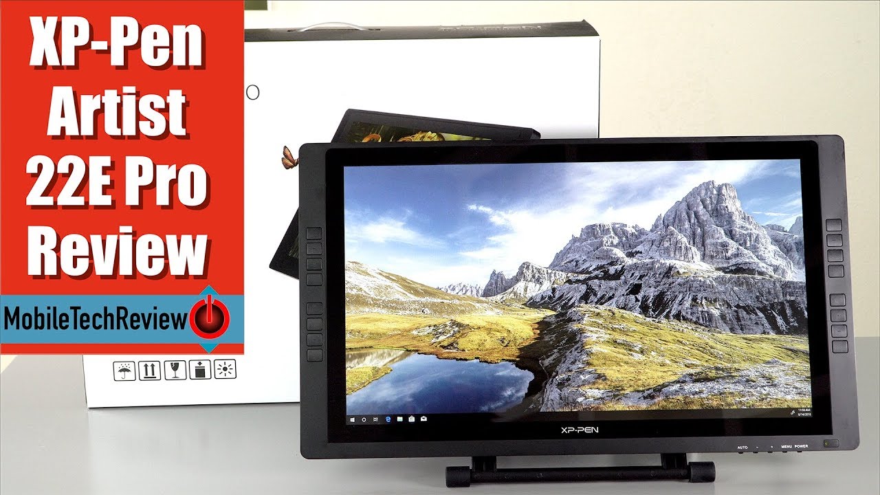 XP Pen Artist 22E Pro Pen Monitor Display Review