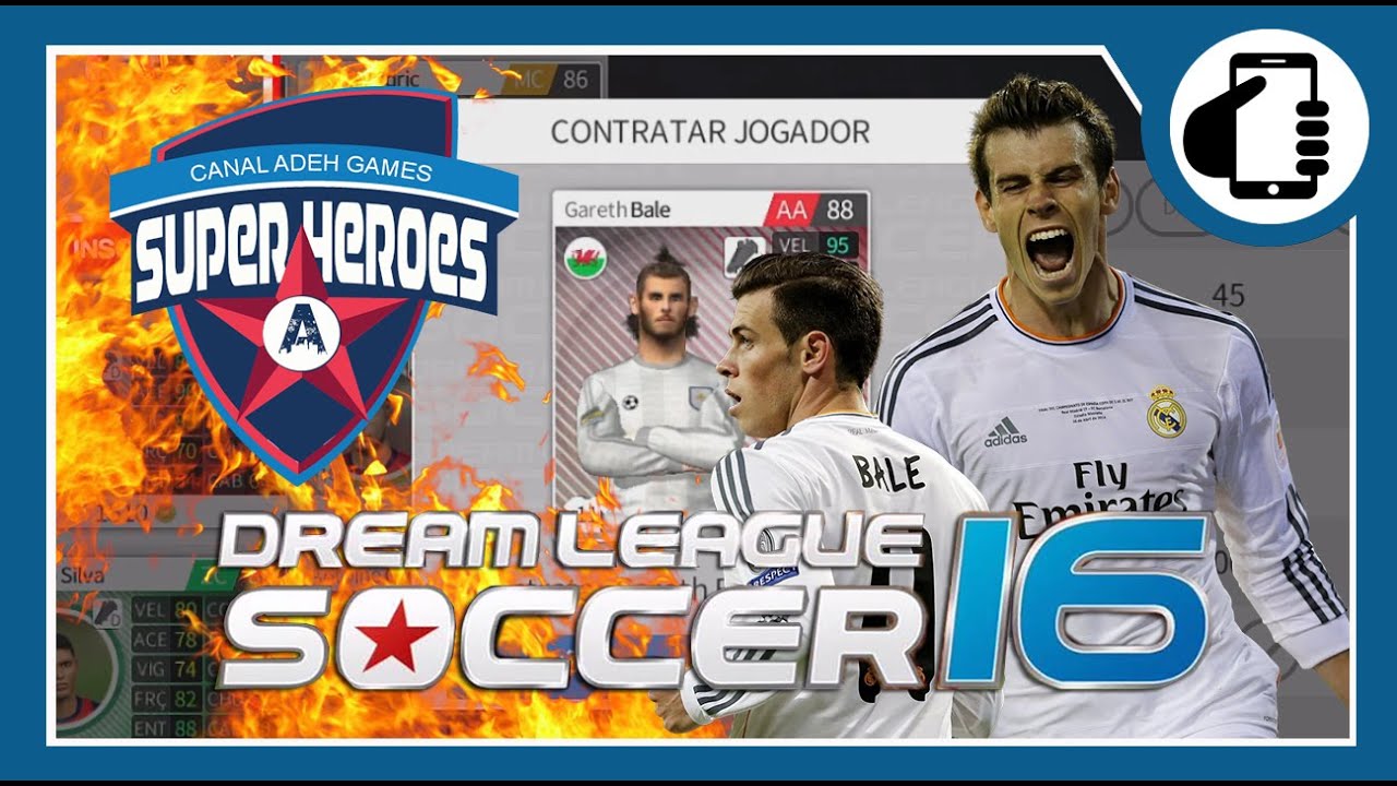 Dream League Soccer 16 - Comprando o Gareth Bale + Partida Mítica