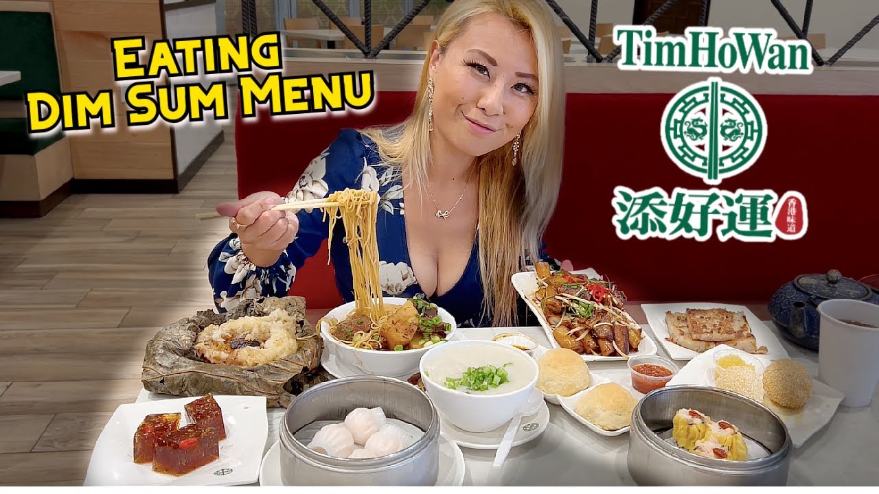 Eating Dim Sum at Tim Ho Wan in irvine, CA!! #RainaisCrazy