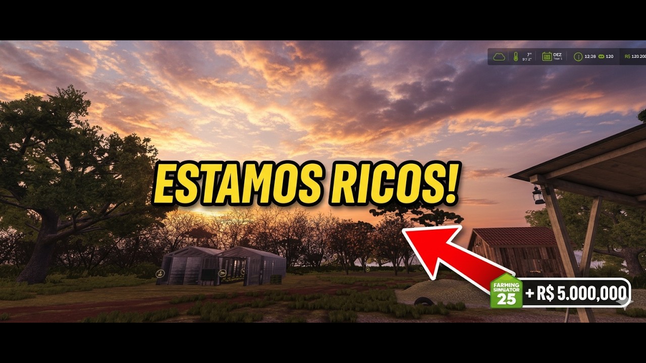 ELES OFERECERAM 5 MILHÕES NA MINHA FAZENDA! - FS25 Roleplay #9