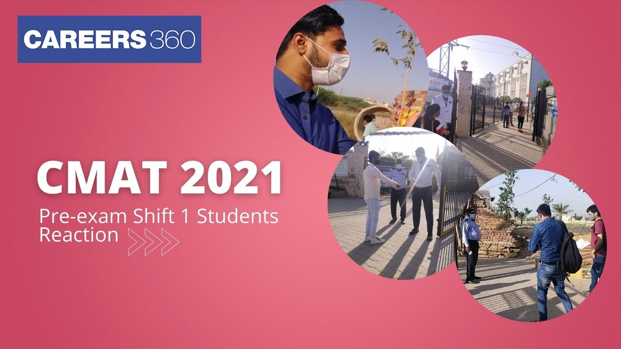 CMAT 2021 Student Reactions Shift 1 (Pre Exam) | Exam Centre Arrangements | CMAT 2021 Latest Updates