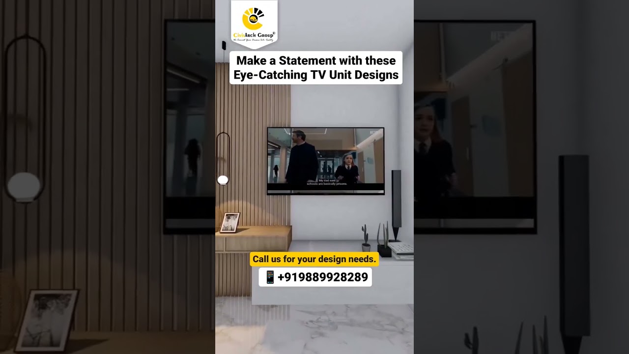 Make a Statement with these Eye-Catching TV Unit Designs