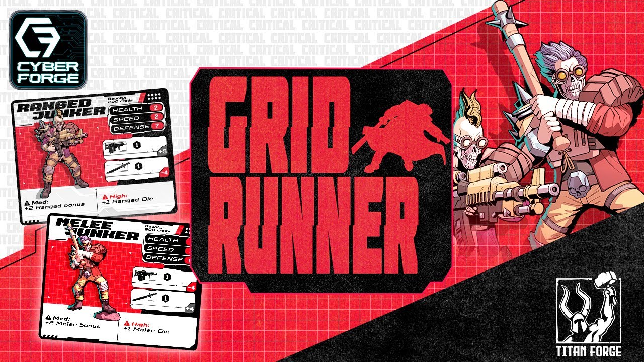 Grid Runner Intro - New Solo Adventure Game by Cyber Forge