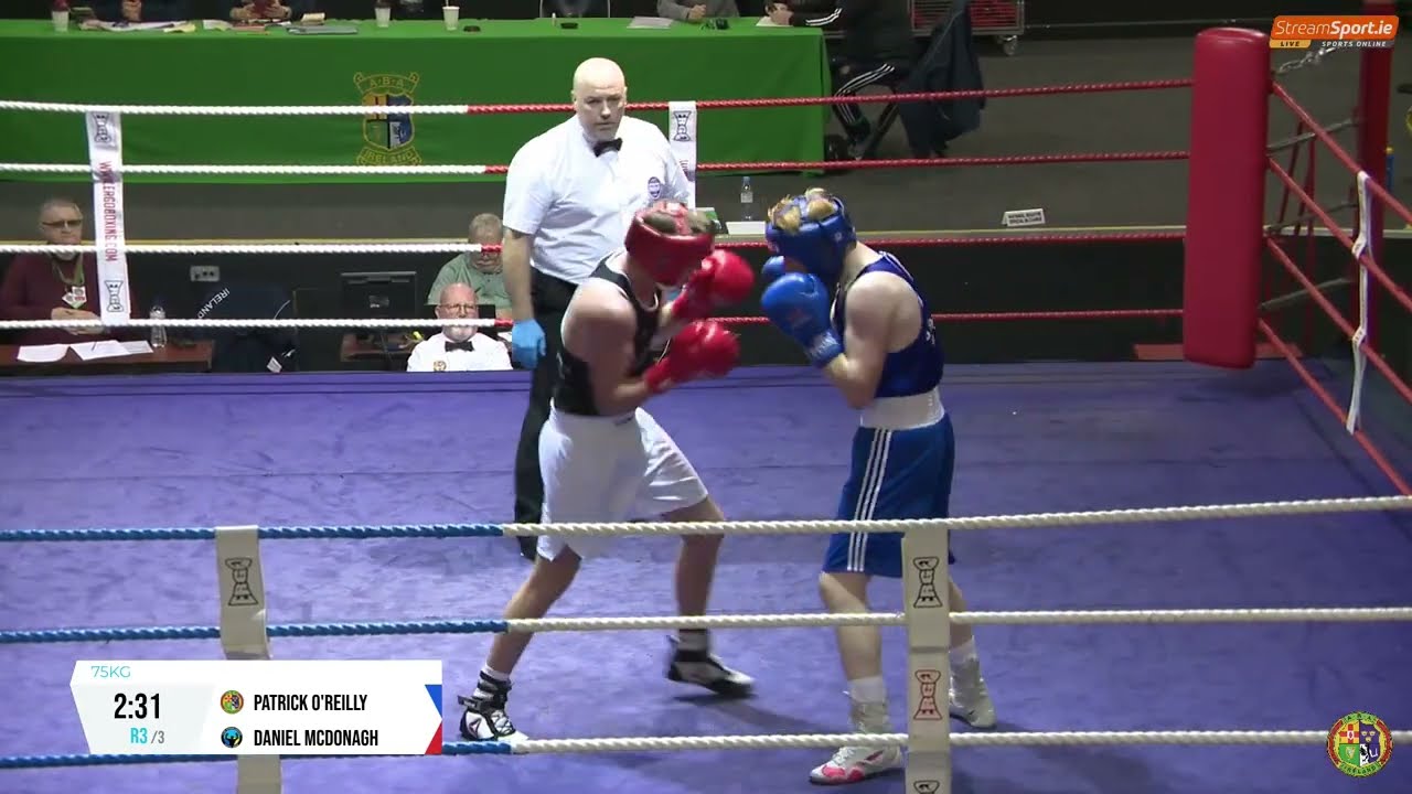 2024 National U18 Championship:  75kg Daniel McDonagh (Geesala) V Patrick O’Rielly (Portlaoise)