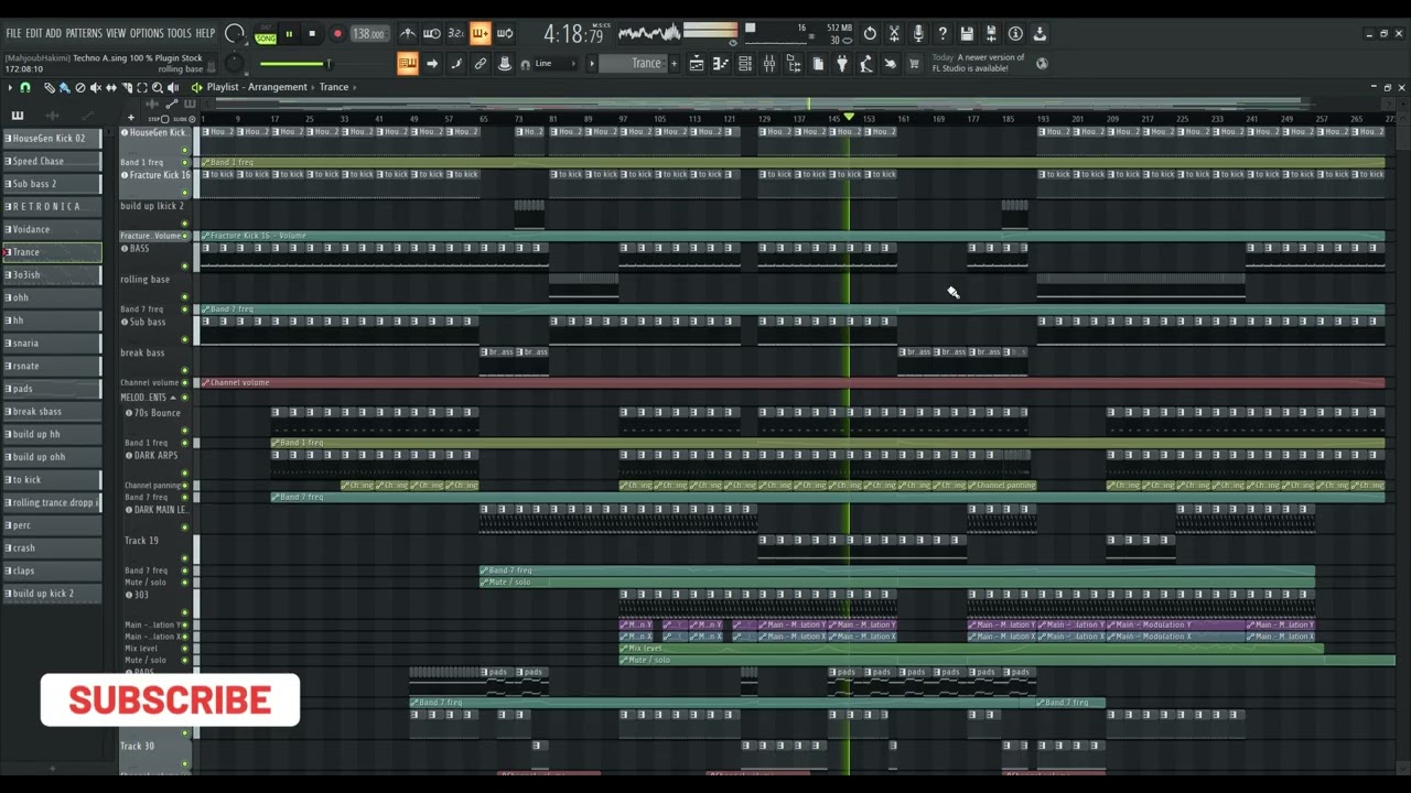 Acid Techno FREE FLP – 100% FL Studio Stock Plugins Project*