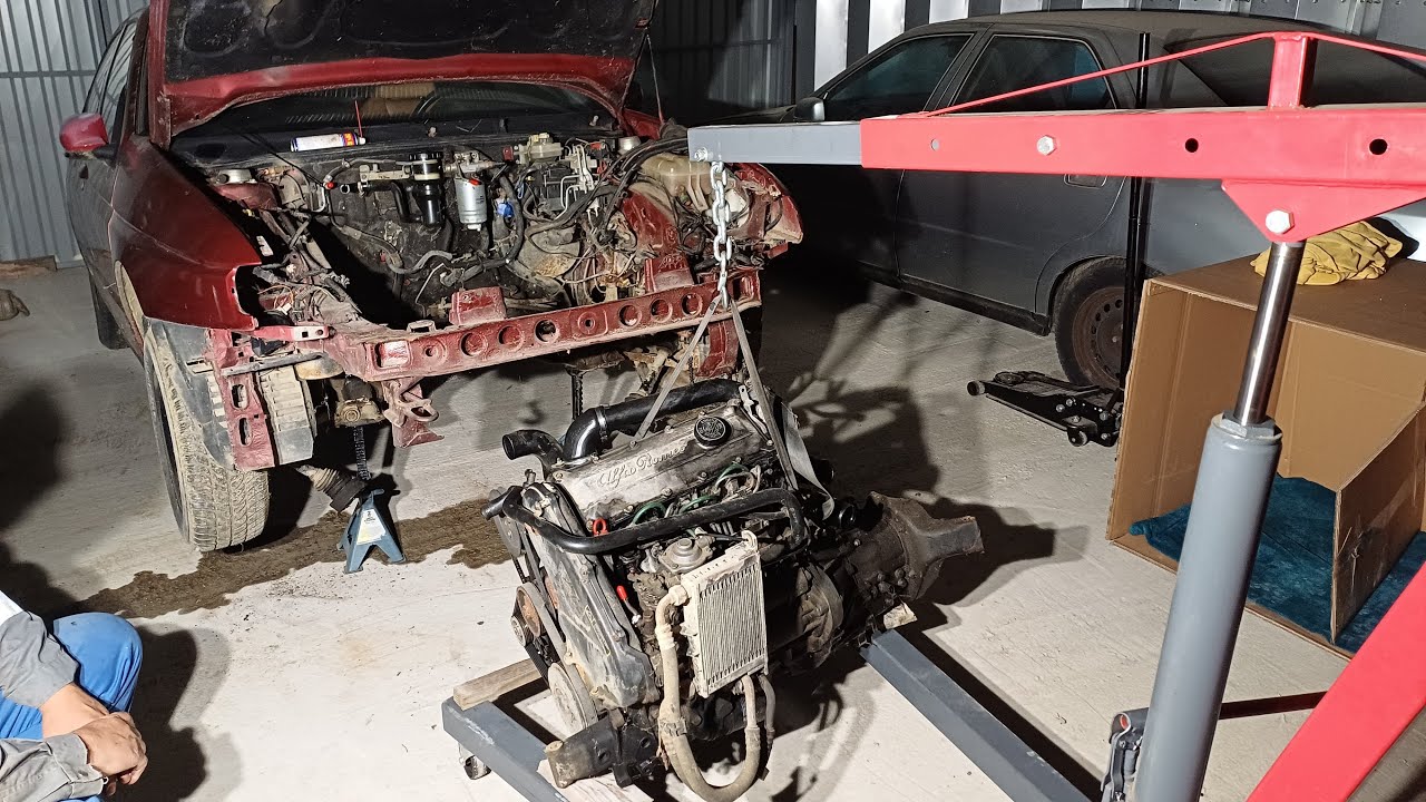 Fiat Tempra SW 1.9D to 1.9TD swap first start