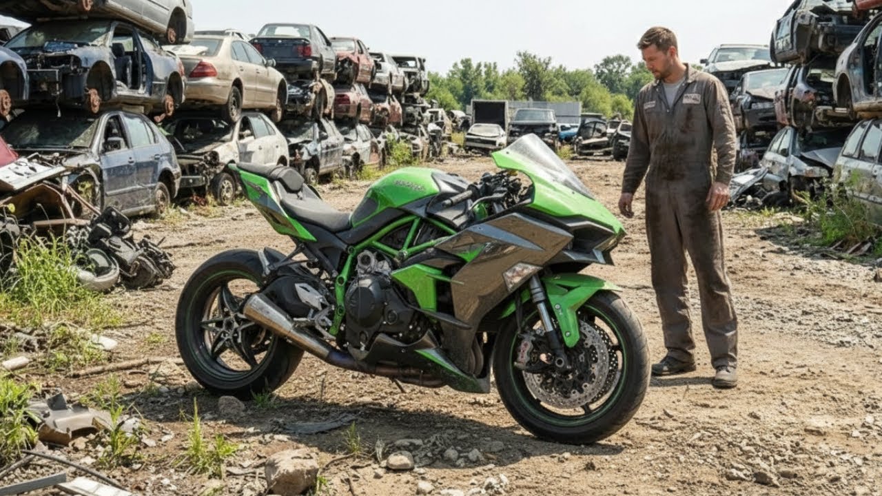 I Restored The World's Fastest Bike! Kawasaki Ninja H2R (2015) Full Process  #kawasaki #restoration