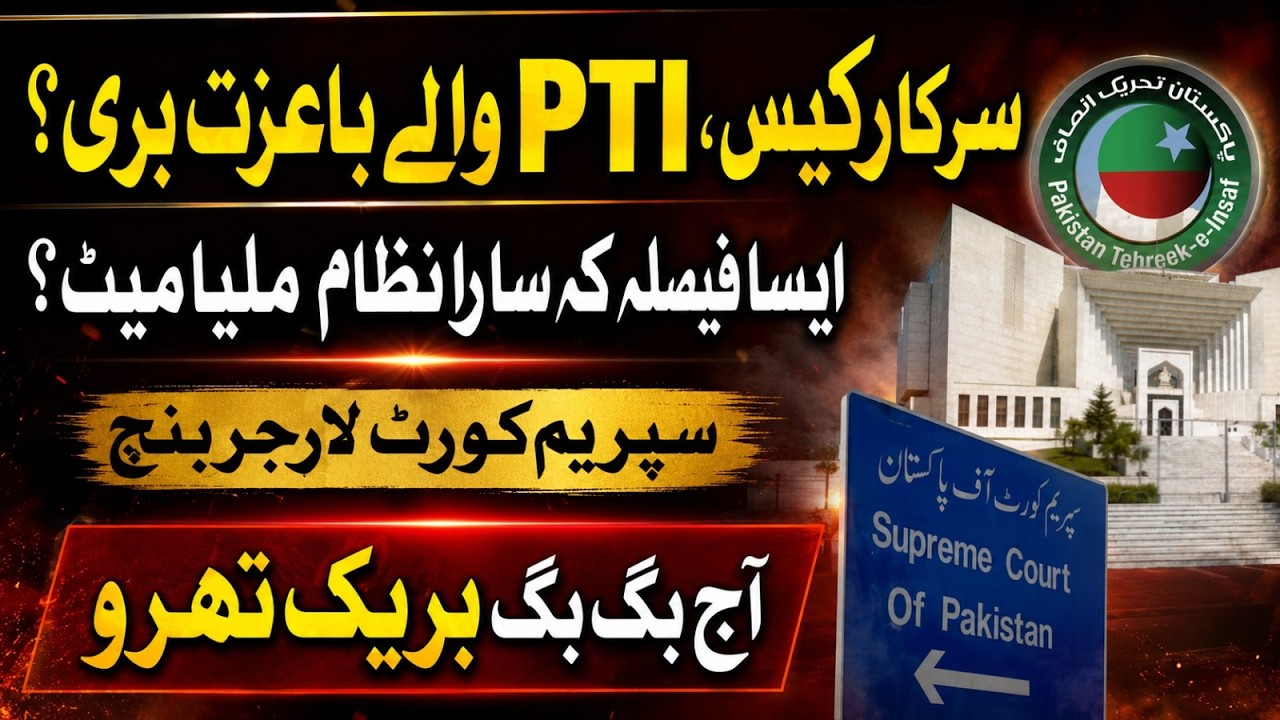 State case: PTI members declared innocent and acquitted by the Court?Supreme Court important process