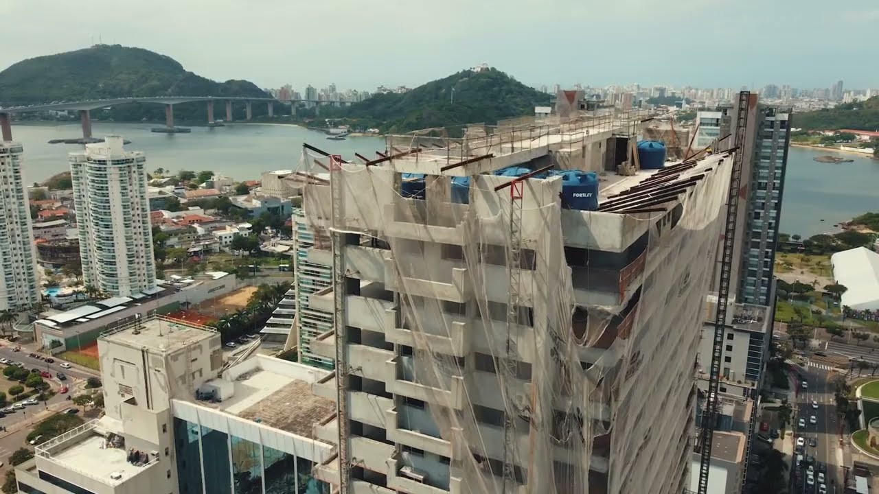 Videos de Construção de Edifício - acompanhamento de obras com Drone, fotos e videos