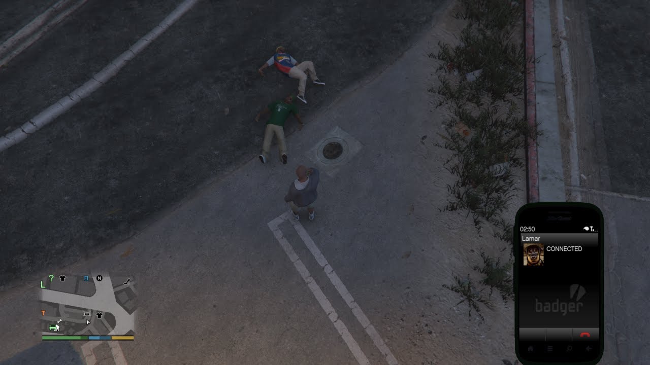 Lamar gets Knocked Tf out! GTA5 PT5
