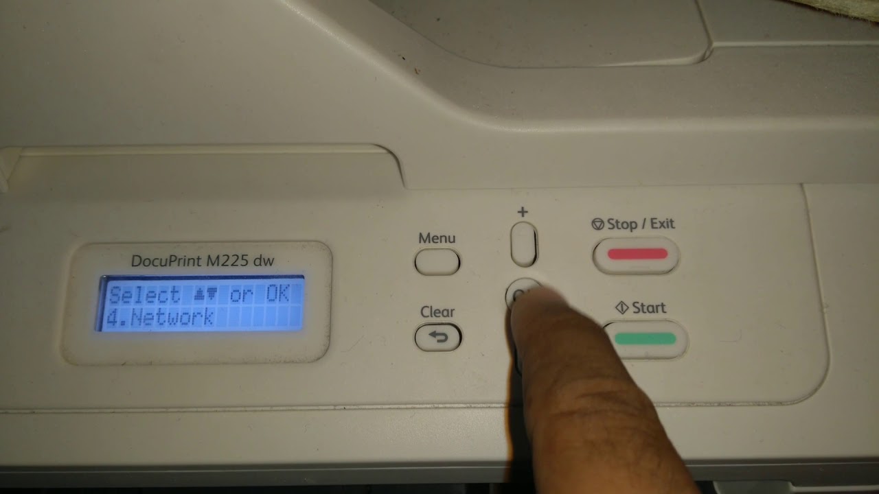 DocuPrint M225 dw Enable wifi