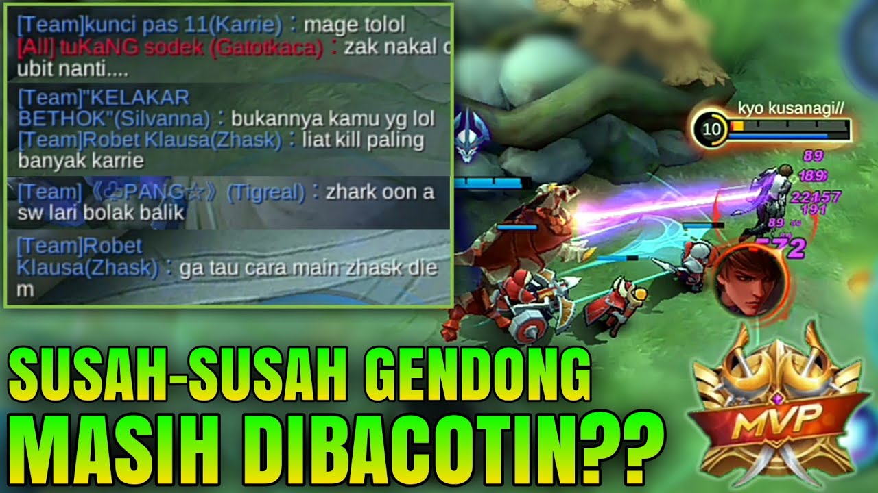 ADA AJA BAC*TAN PUBLIK, BEGINILAH SUKA DUKA SOLO RANK - Zhask Montage Mobile Legends
