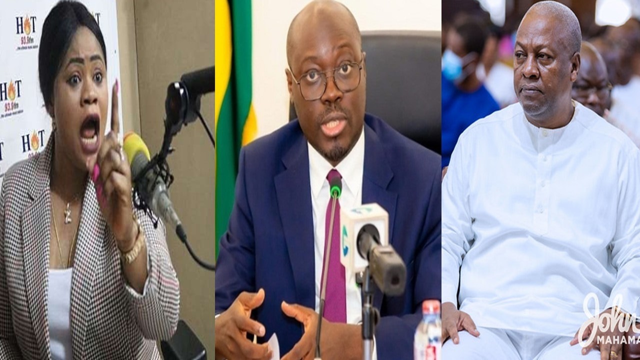 Eii so they fail to account for the GH¢8 billion, as Jennifer Queen clashés Ato Forson on ...