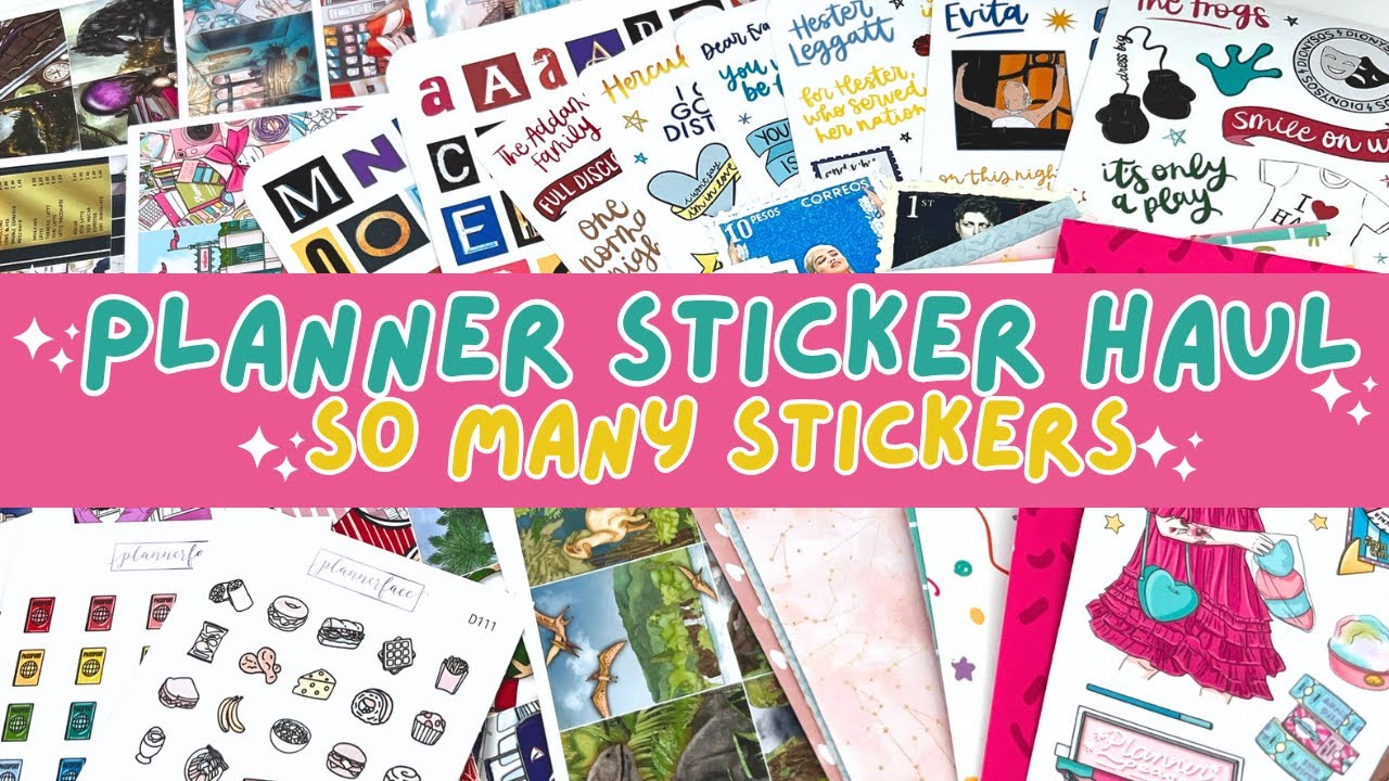 Planner & Journaling Stickers and Supplies Haul 📒