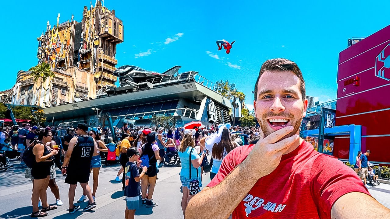 My First Time Inside Avengers Campus At California Adventure | Web Slingers And All The Rides!