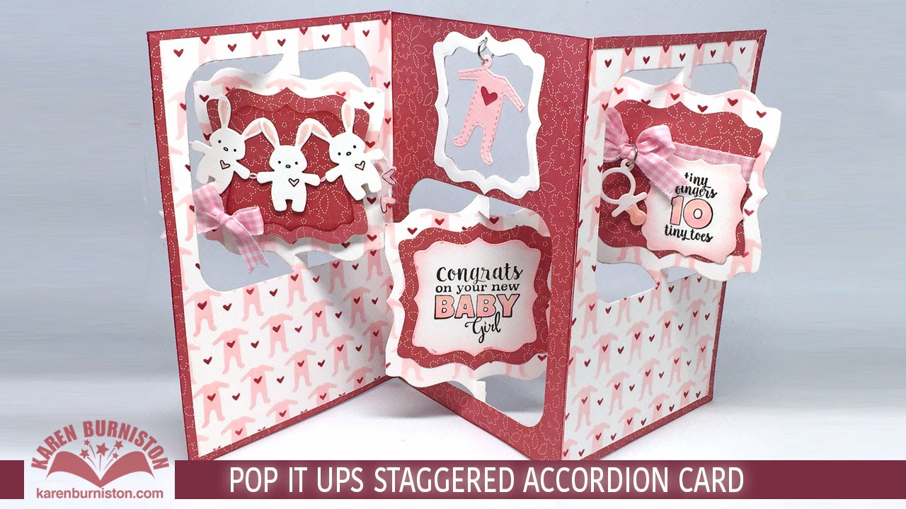 Pop it Ups Staggered Accordion