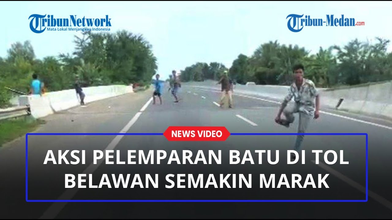 Aksi Pelemparan Batu di Tol Belawan Semakin Marak, Sasarannya Kendaraan Pengangkut Barang