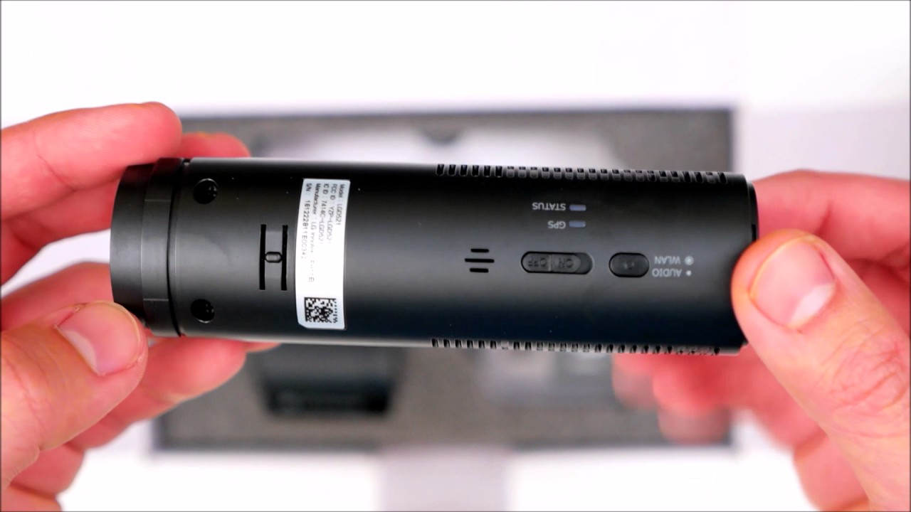 [UNAVI] LG Innotek LGD521 2-CH Dashcam 1080p, Wi-Fi