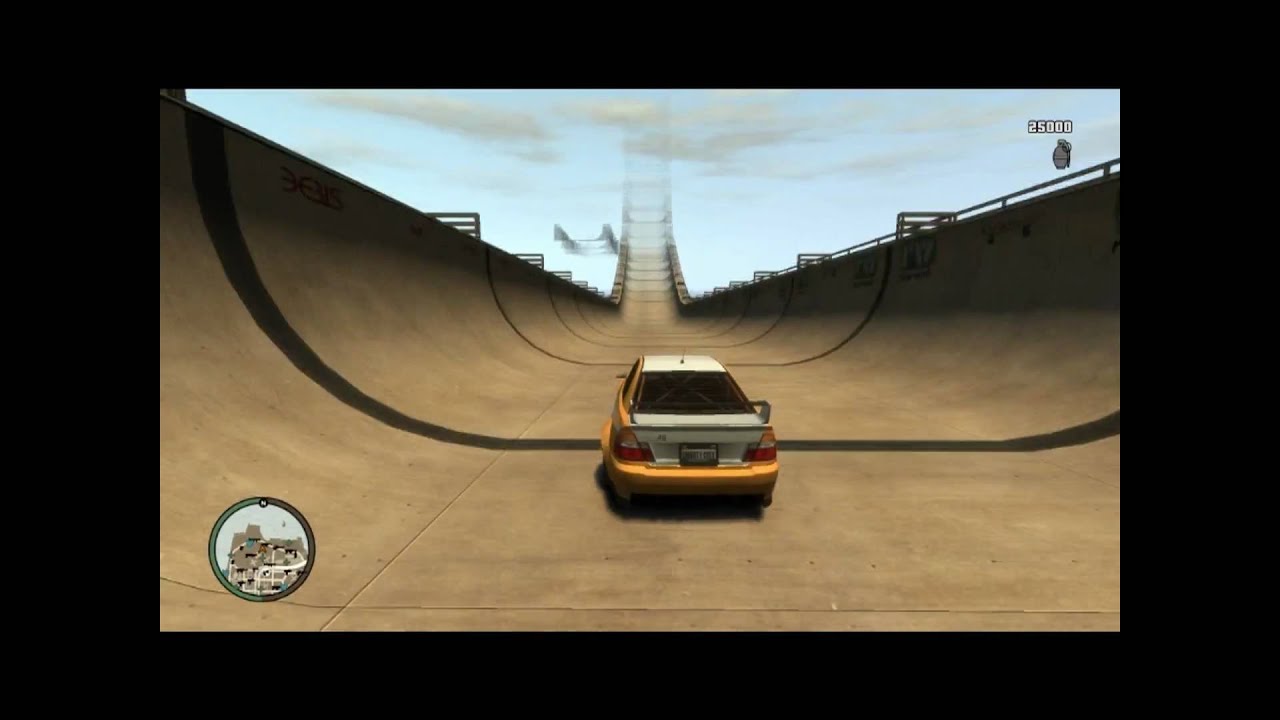 GTA 4 - The biggest ramp in Gta 4!!!