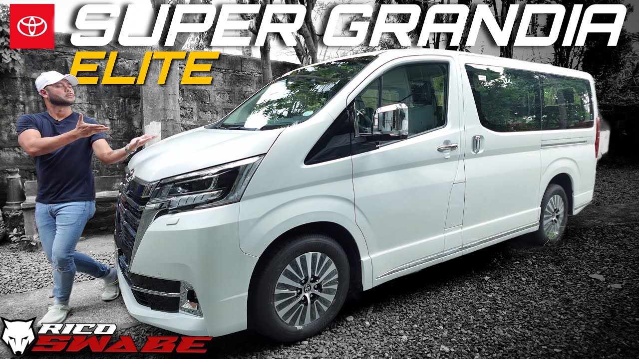 This 2023 Toyota Hi Ace SUPER GRANDIA ELITE is a BUDGET ALPHARD | Philippines