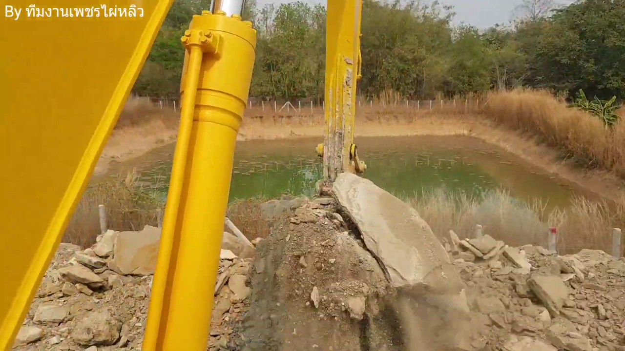 รถไถดันไม่ไหว 🔰🔰🔰 มันต้องถึงมือ รถแบ็คโฮ KOMATSU PC200-8 M0 มุมนั่งไหล่เสียงชัดเจนกระหึ่ม 💣💣💣