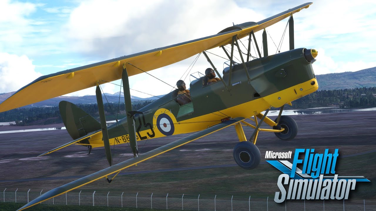 Ant's Airplanes Tigermoth — первый взгляд на обзор — MSFS