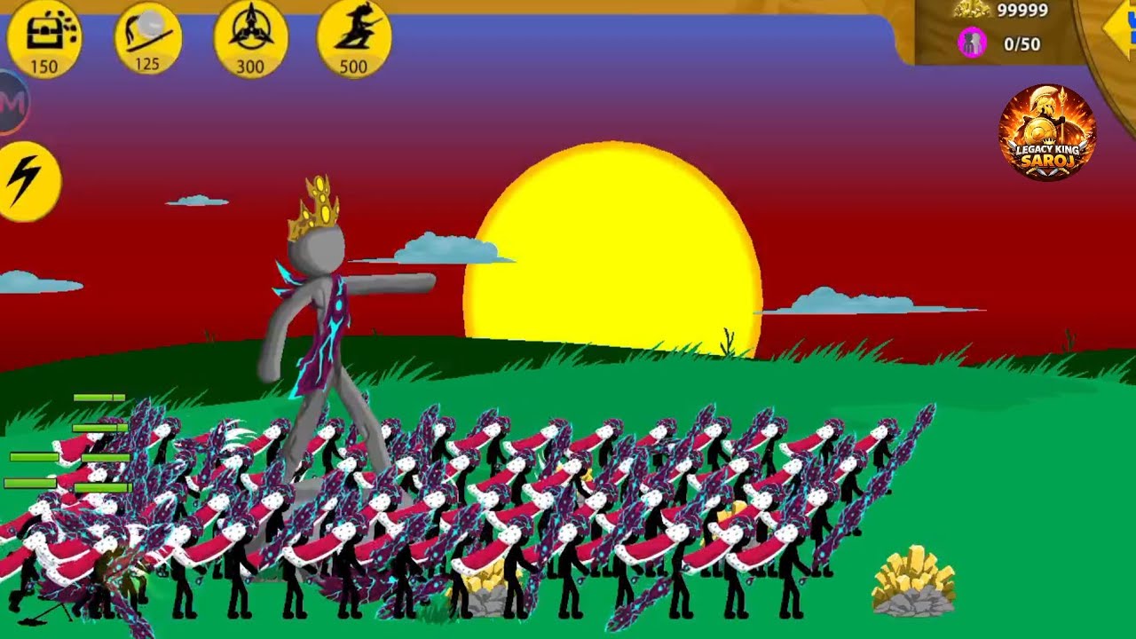 King vs 1000 Army 😱 | Ultimate Stick War Battle