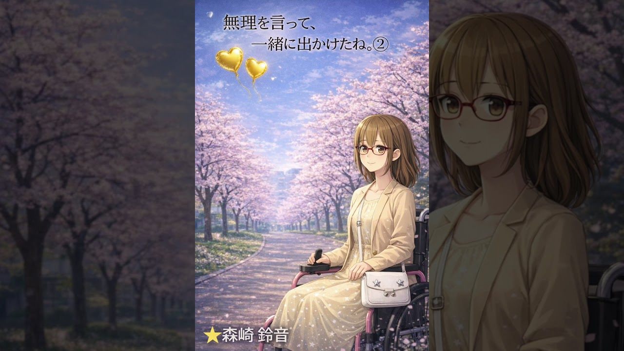 無理を言って、一緒に出かけたね。②