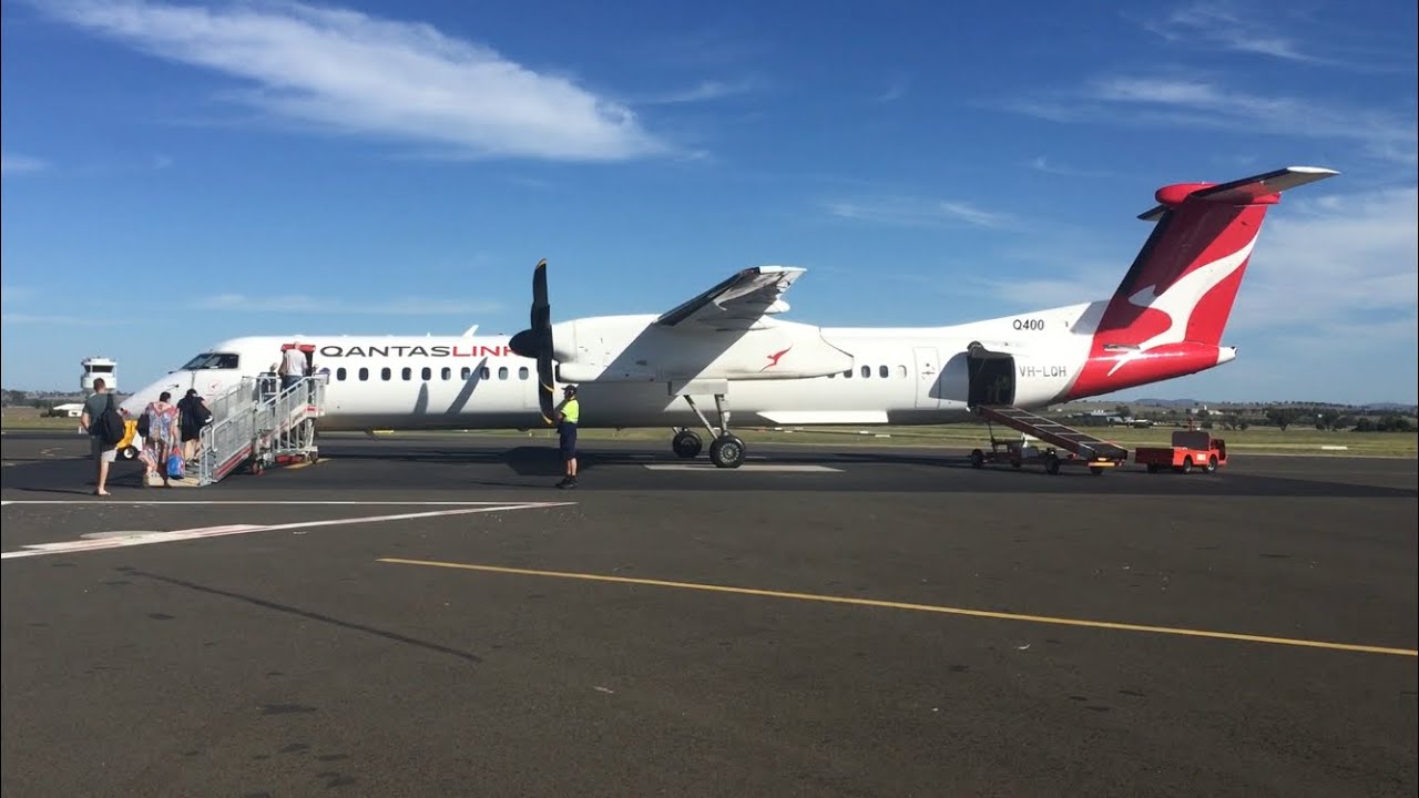 QantasLink Dash 8 Q400 Flight | Tamworth to Sydney
