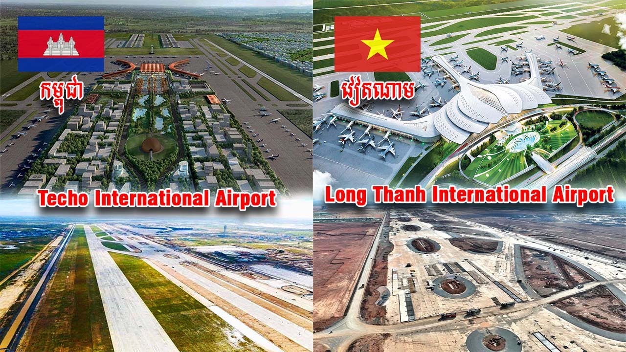 Long Thanh International Airport & Techo International Airport #cambodia #vietnam #airport