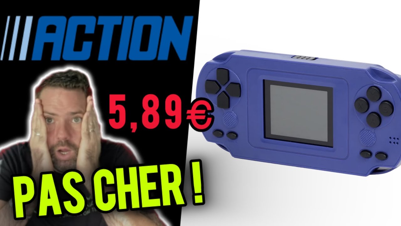 QUE VAUT LA MINI CONSOLE R&Eacute;TRO DE CHEZ ACTION ? (Mes enfants r&eacute;pondent avis test)