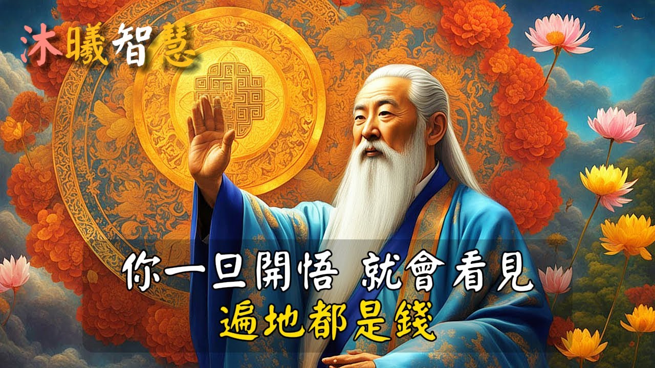 人一旦開悟，就能看見遍地都是錢！沐曦八方來財咒：養好吸金磁場，財運旺一年，四面八方的財都被你吸引，錢從四面八方狂奔而來！ #沐曦智慧 #YJC#Z #you #12z04