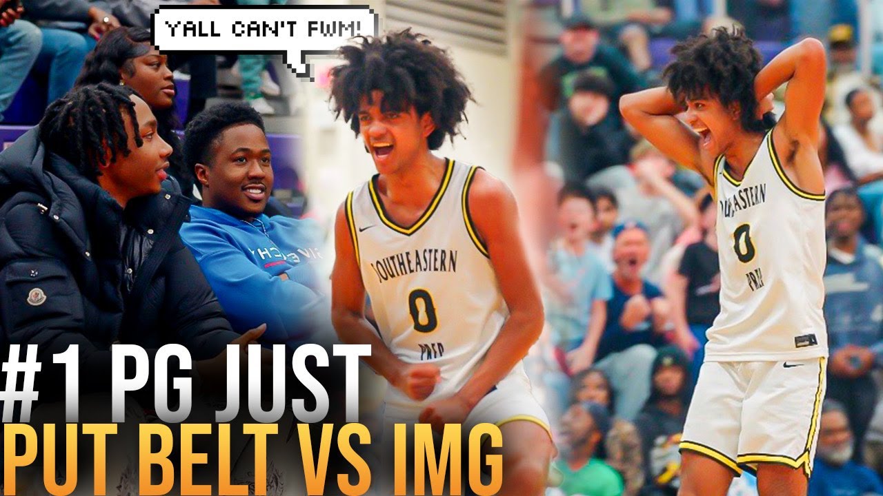 #1 PG Beckham Black & Sepa Just VIOLATED Img... With ISAIAH EVANS & MONTREZ HARRELL COURTSIDE