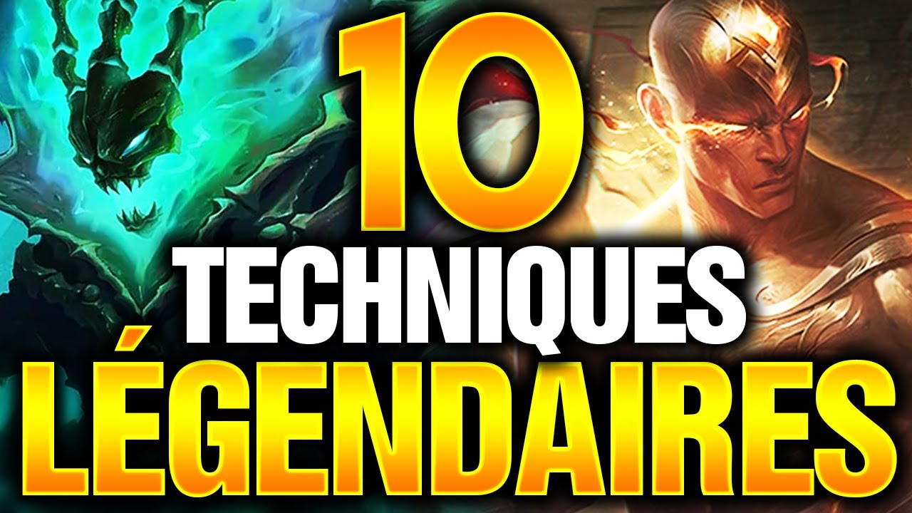 10 TECHNIQUES CRÉÉES PAR DES JOUEURS SUR LEAGUE OF LEGENDS !