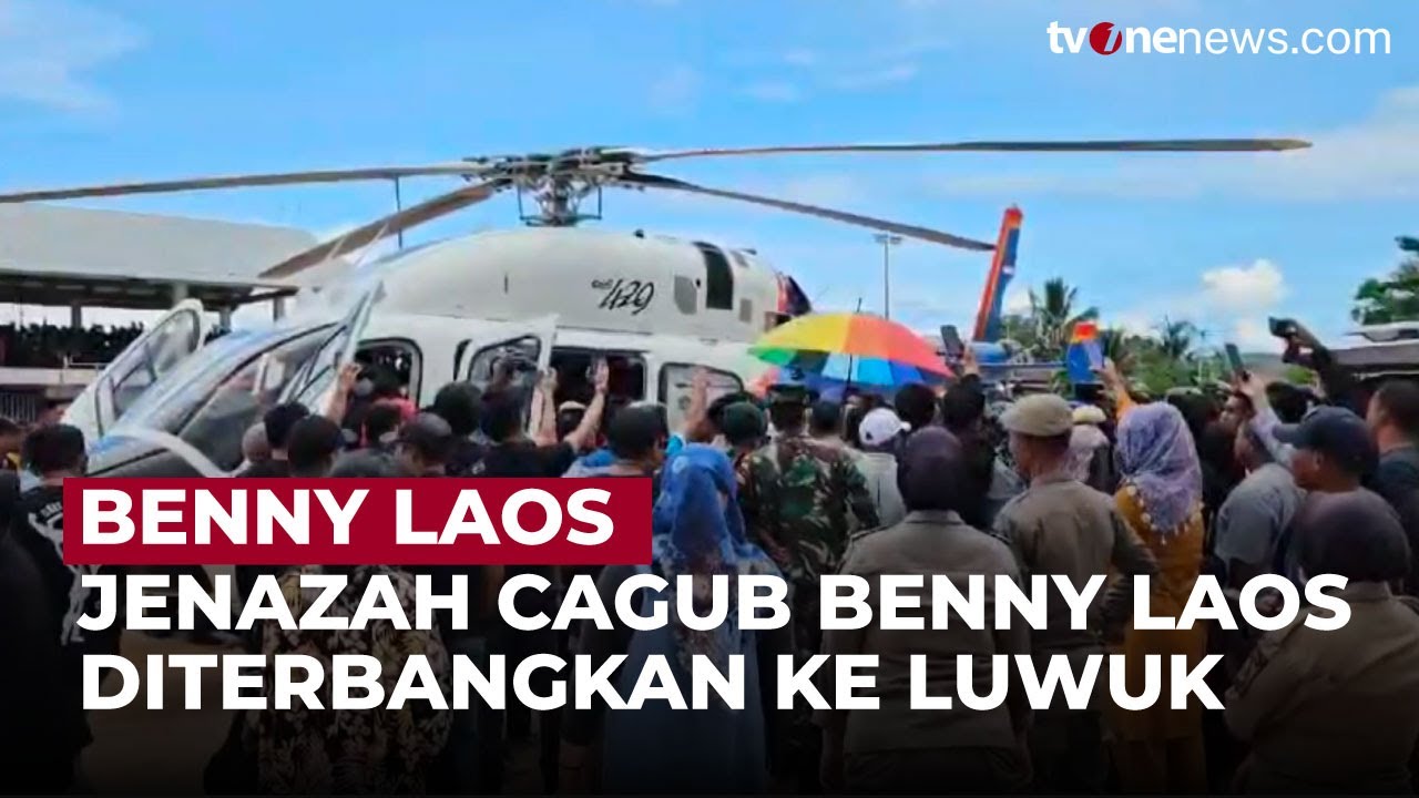 Jenazah Cagub Benny Laos Diterbangkan ke Luwuk | OneNews Update