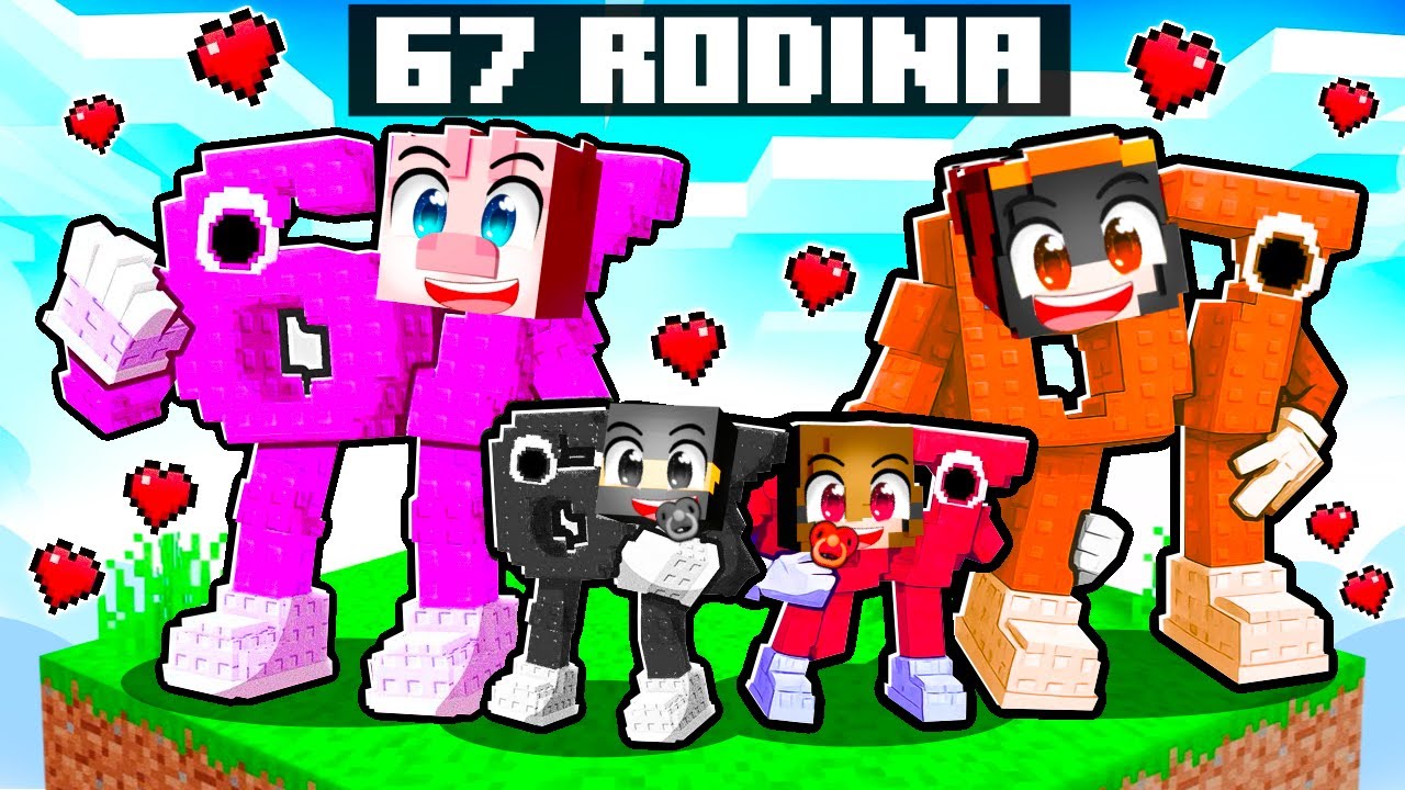 Mám SECRET 6 7 RODINU v Minecraftu!